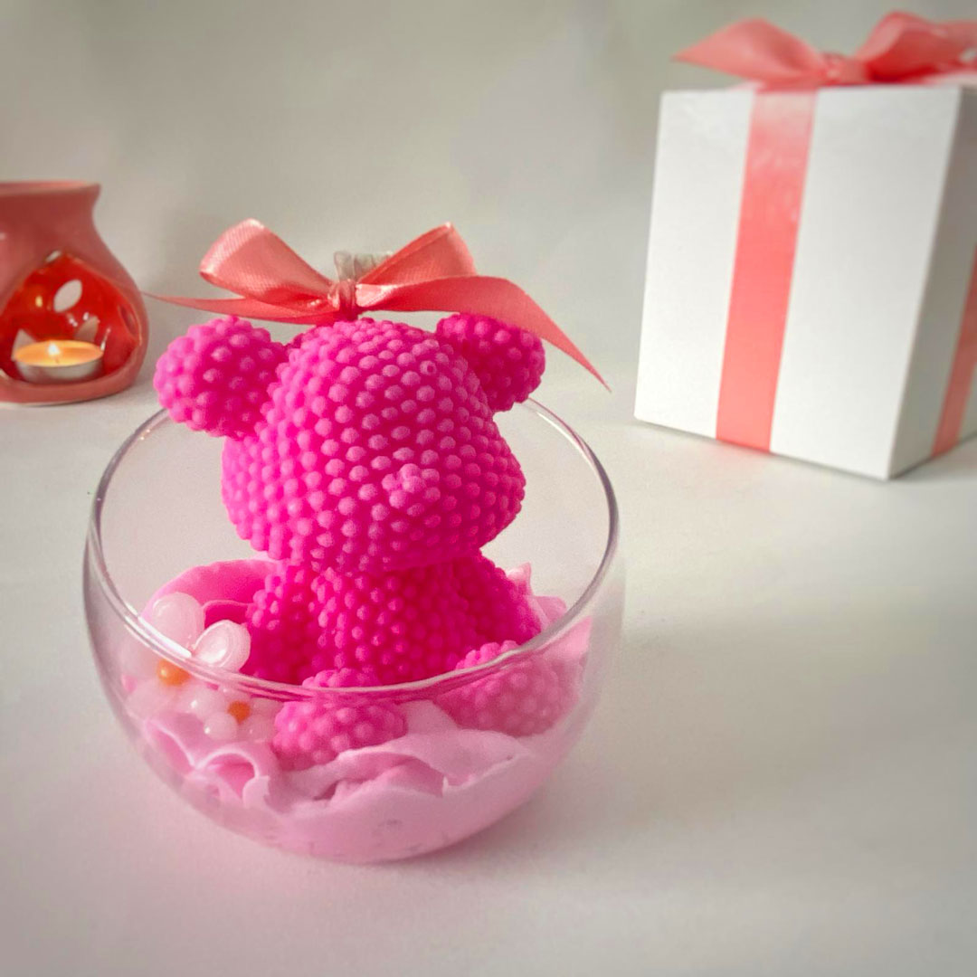 bougie-ourson-fleurs-de-cerisier