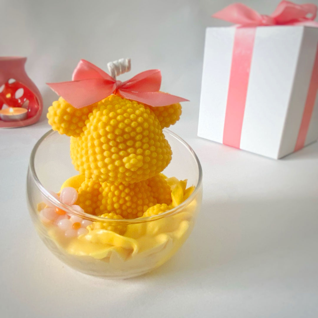 bougie-ourson-fruits-exotiques